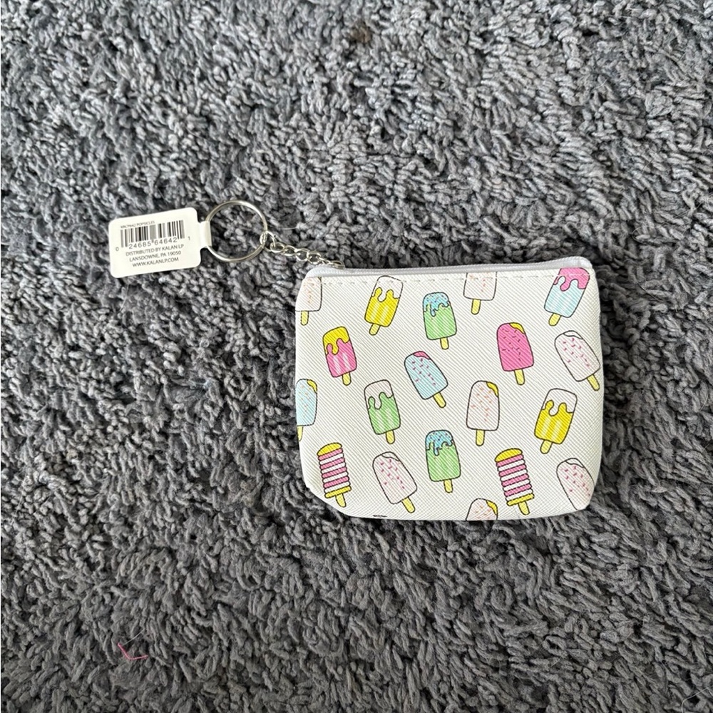 NWT little pouch with ice cream pops design